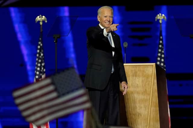 Joe Biden appealed for unity as he won the US presidential election