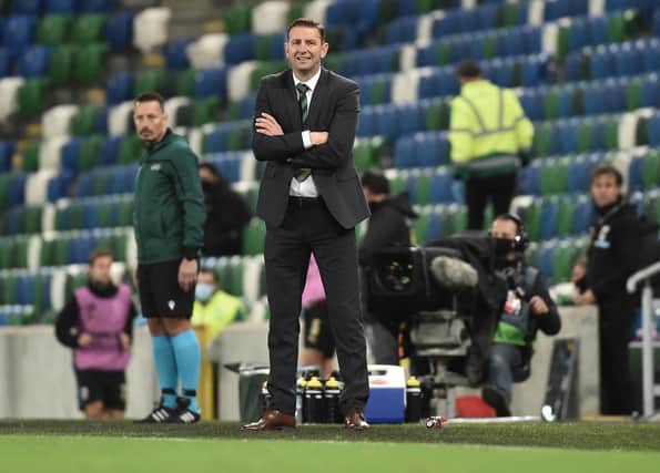 Northern Ireland manager Ian Baraclough. Pic Colm Lenaghan/Pacemaker