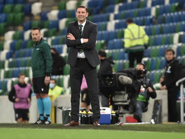 Northern Ireland manager Ian Baraclough. Pic Colm Lenaghan/Pacemaker