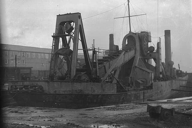 A ship called Hercules at the Londonderry docks. Picture: Londonderry Sentinel archives