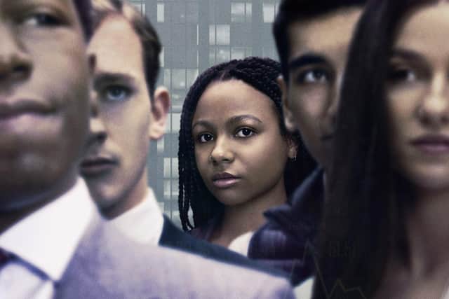 It’s a brave new world for the five grads Gus, Robert, Harper, Hari and Yasmin