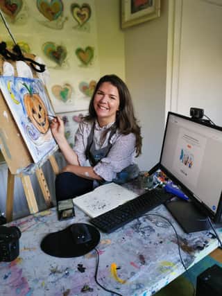Dawn Crothers launched her online art classes for children and families  when Covid-19 restrictions saw a blanket cancellation of arts activities