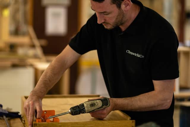 Cheswick Kitchen Company, based in Campsie, specialises in bespoke handcrafted kitchens and furniture