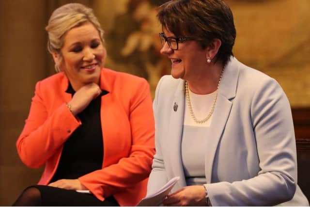 Laughing no more: Arlene Foster and Michelle O’Neill’s relationship has soured