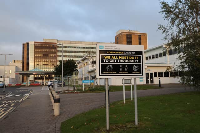 Altnagelvin Area Hospital is operating at more than 100 per cent bed capacity.