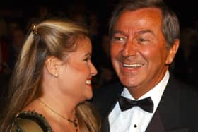 Des O'Connor, and wife, singer Jodie Wilson. Des O'Connor, 88, who sadly passed away on Saturday 14 November. Photo: Myung Jung Kim/PA Wire