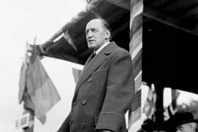 Sir Edward Carson speaking in January 1913