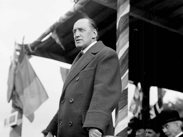 Sir Edward Carson speaking in January 1913