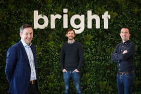 Brian Donaldson, Stephen Devine and Ciaran Devine, co-founders of bright