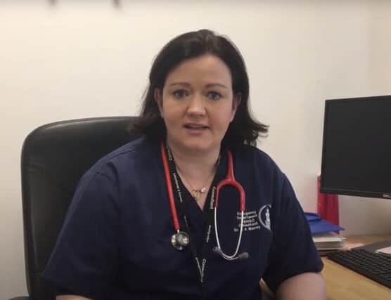 Dr Julieann Maney from the Royal Belfast Hospital For Sick Children