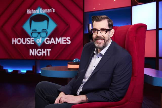 BBC1 welcomes the ‘slightly tweaked’ title of Richard Osman’s House of Games Night
