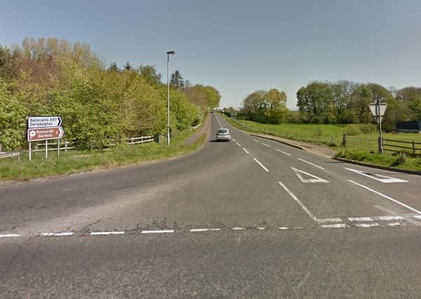 A man in his 70s and a woman in her 40s died following the collision on the Benvardin Road in Ballymoney.