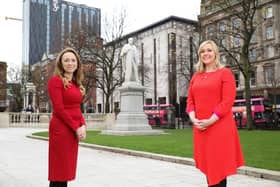 Vicky Davies, guest speaker and Deputy Chief Executive, Danske Bank and Maeve Hunt, Chair, Chartered Accountants Ulster Society