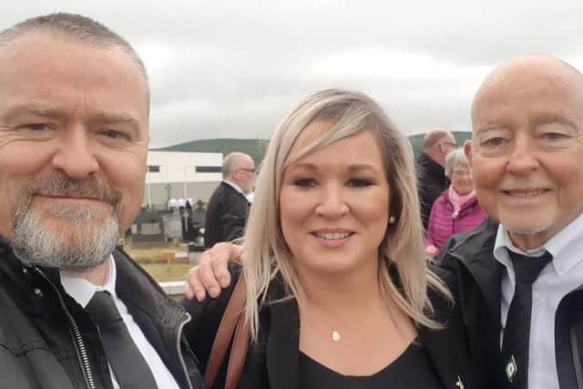 Michelle O’Neill was present at a vast funeral which broke public health advice or law in at least ten separate ways