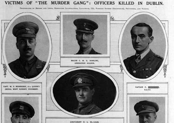 Some of the men killed by the IRA on the morning of November 21 1920