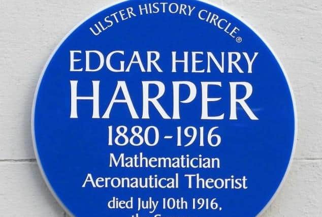Edgar Henry Harper's plaque