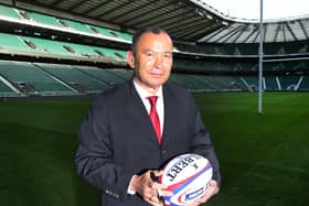 Eddie Jones, the new England Rugby head coach, poses at Twickenham Stadium on November 20, 2015.  (Photo by David Rogers/Getty Images).