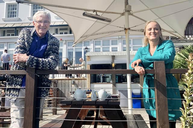 Paul O'Grady meets Charles Dickens Great Great Great Grand Daughter Lucinda Hawksley in Broadstairs, Kent