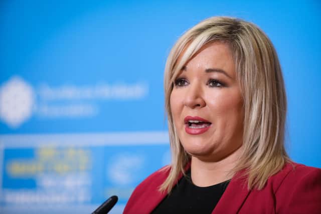 Deputy First Minister, Michelle O'Neill.