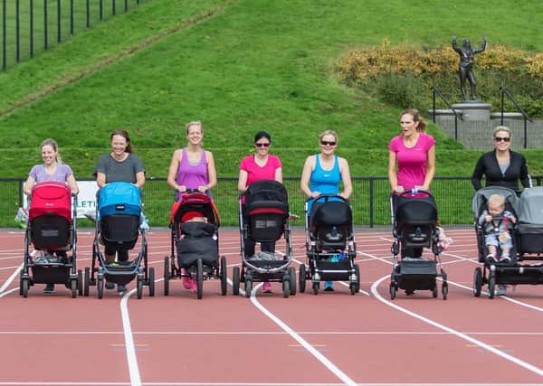 Buggy Club NI is a twice-weekly training session for parents and babies to socialise and get training