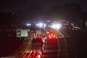 27/11/20 MCAULEY MULTIMEDIA..The scene of a serious accident on the A26 Northbound near the Froccess Trees late this afternoon.Pic Steven McAuley/McAuley Multimedia
