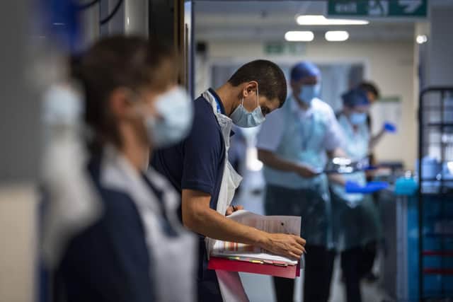 A busy hospital ward