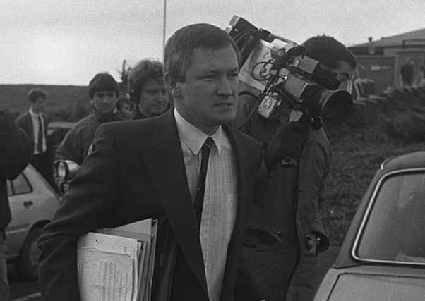 Belfast solicitor Pat Finucane who was shot dead by UDA gunmen in front of his wife and children in 1989