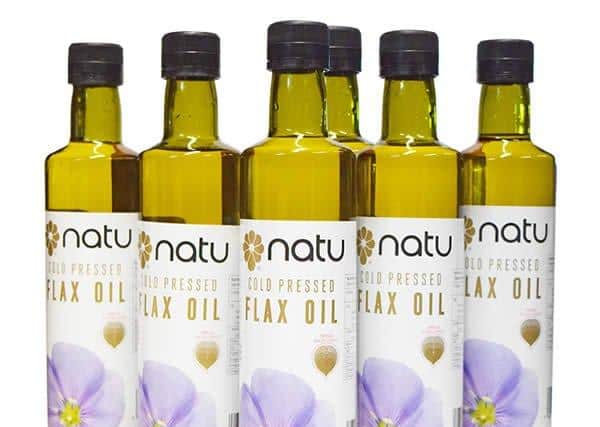 The new Natu Cold Pressed Flaxseed Oil