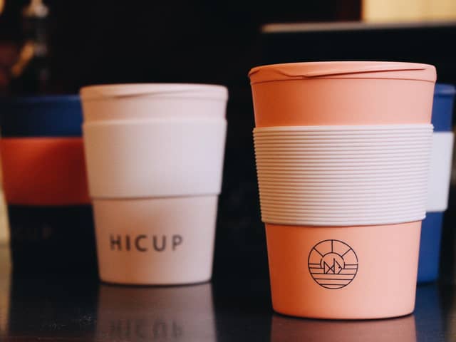 Bamboo is used in the making of HICUP coffee cups