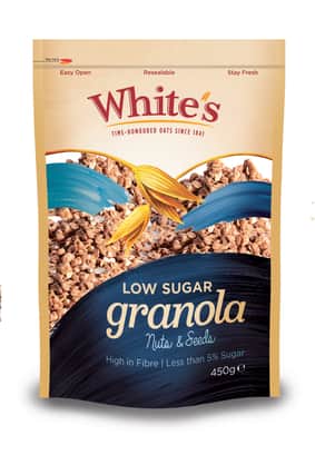 New low sugar granola
