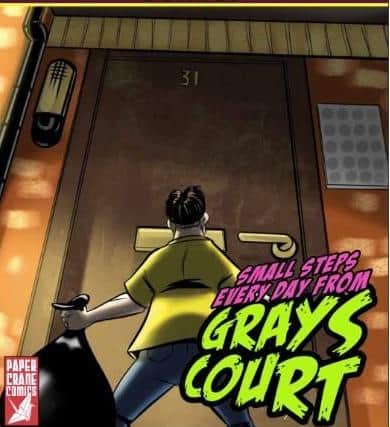The cover of the Recovery Comic produced at Gray's Court
