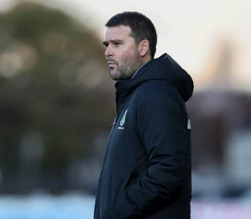 Linfield manager David Healy. Photo Desmond Loughery/Pacemaker Press
