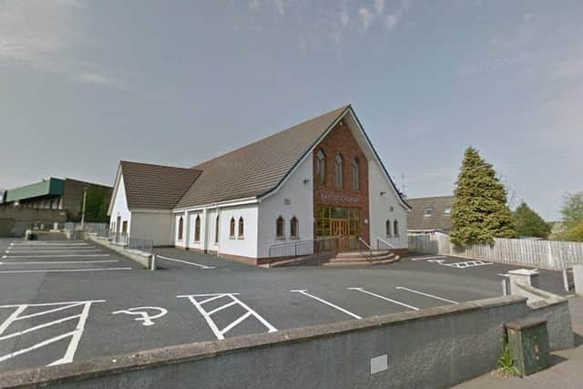 Tandragee Baptist Church, Co Armagh. Image: Google StreetView