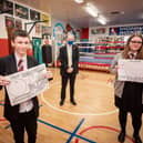 Education Minister Peter Weir visited Monkstown Boxing Club recently.