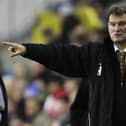 Wolves manager, Glen Hoddle gives instructions during the Coca-Cola Championship match against Millwall at The New Den on January 21, 2006.  (Photo by Julian Finney/Getty Images).