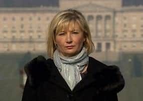 Martina Purdy reporting for the BBC at Stormont