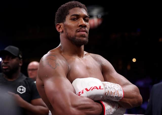 Anthony Joshua. Pic by PA.