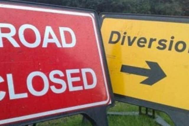 Diversions are in place after the collision
