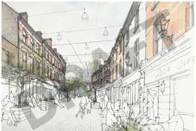 The plans proposed for Waterloo Street in the city centre