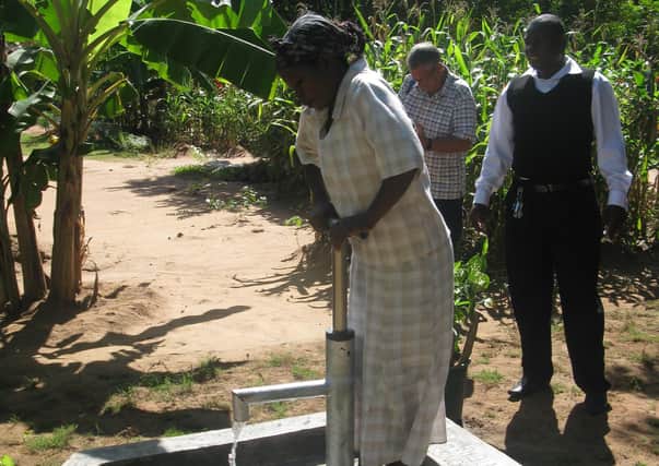 The largest project (£2700) was at Mwaliwa village and funded a well and a pump