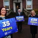 Pictured here are (left to right): Executive Director Brenda McMullan, Lloyds Bank Ambassador Jim McCooe and Foundation Chair Imelda McMillan
