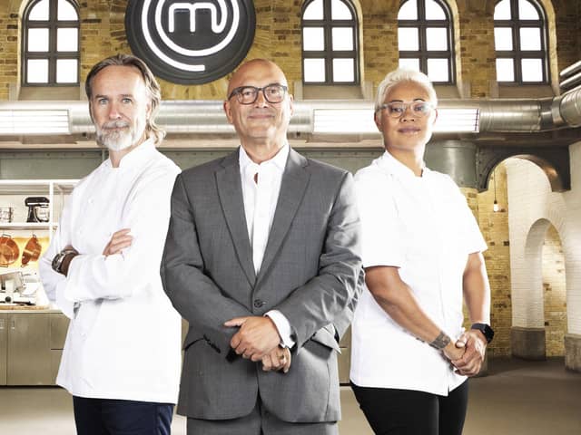 Marcus Wareing, Gregg Wallace and Monica Galetti