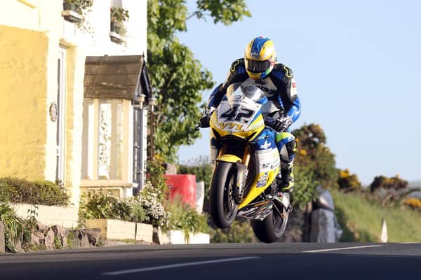Brian McCormack is the fastest rider ever from the Repbublic of Ireland around the Isle of Man TT course.