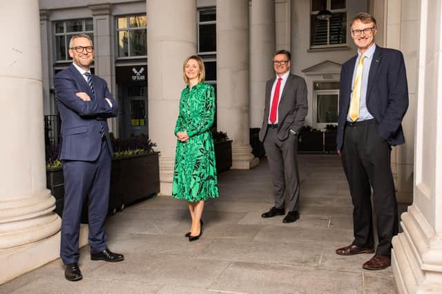 David McCurley, Director at Whiterock Finance, Susan Nightingale, Network Manager at British Business Bank, David Murphy, CEO at NILGOSC and William McCulla, Director of Corporate Finance at Invest NI