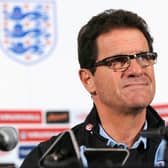England manager Fabio Capello at a press conference at the Grove Hotel, London.