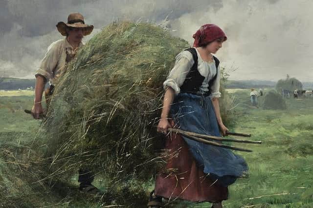 'Twas hay making season' the song goes, when Kitty of Coleraine met Barney McCleary