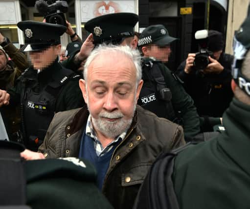 John Downey appears at court in Omagh last year