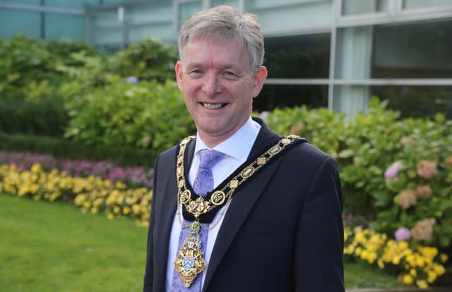 Mayor of Causeway Coast and Glens Borough Council, Alderman Mark Fielding