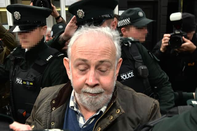 John Downey following a court appearance in Omagh in 2019. Photo: Colm Lenaghan/Pacemaker