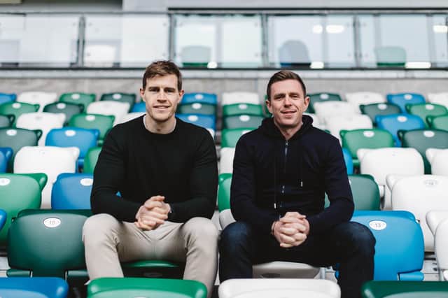 Pictured are Andrew Trimble, CEO and co-founder of Kairos with Gareth Quinn, Kairos COO and co-founder